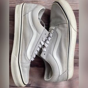 Women’s Silver Vans Old Skool